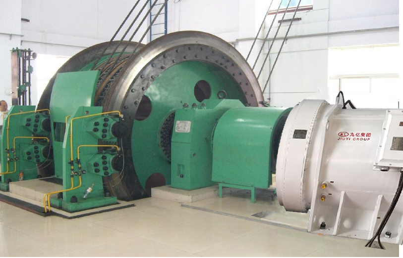 永磁减速同步电机直驱多绳摩擦式提升机 永磁减速同步电机直驱多绳摩擦式提升机